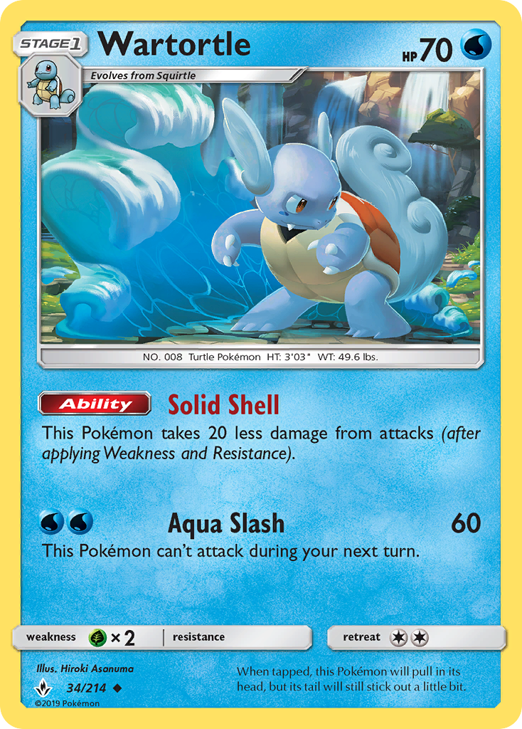 Wartortle - Pokémon TCG Card