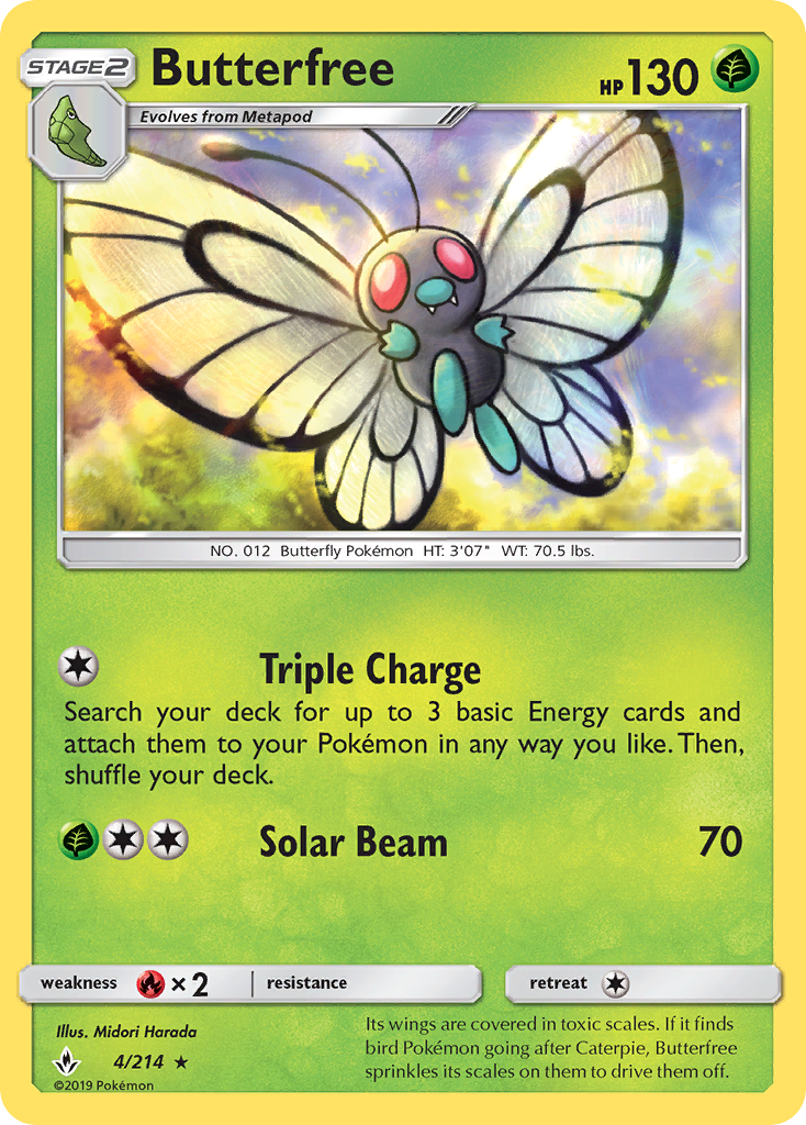 Butterfree - Pokémon TCG Card
