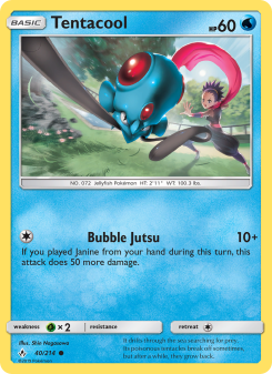 Tentacool - pokemon TCG Card