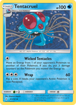Tentacruel - pokemon TCG Card