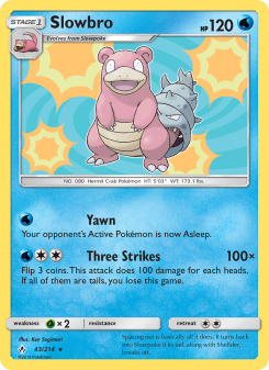 Slowbro - pokemon TCG Card