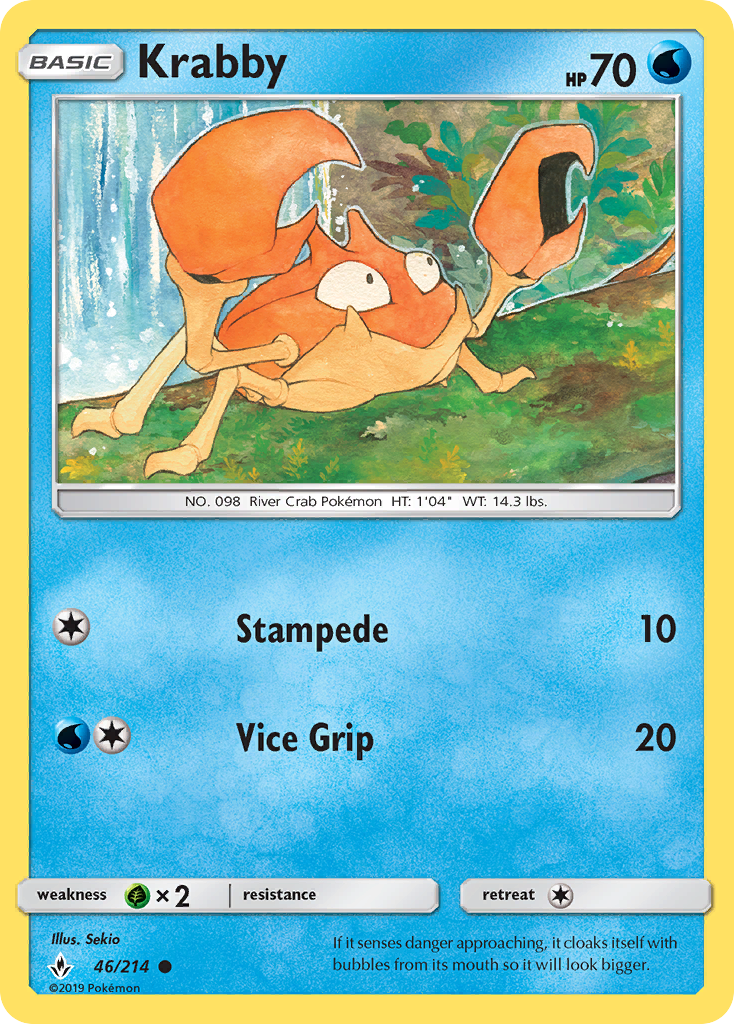 Krabby - Pokémon TCG Card