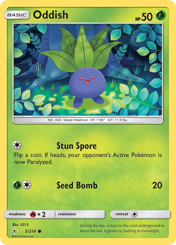 Oddish - Pokémon TCG Card