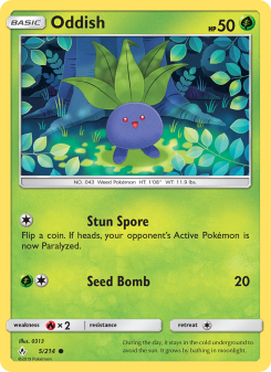 Oddish - pokemon TCG Card