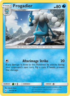 Frogadier - pokemon TCG Card