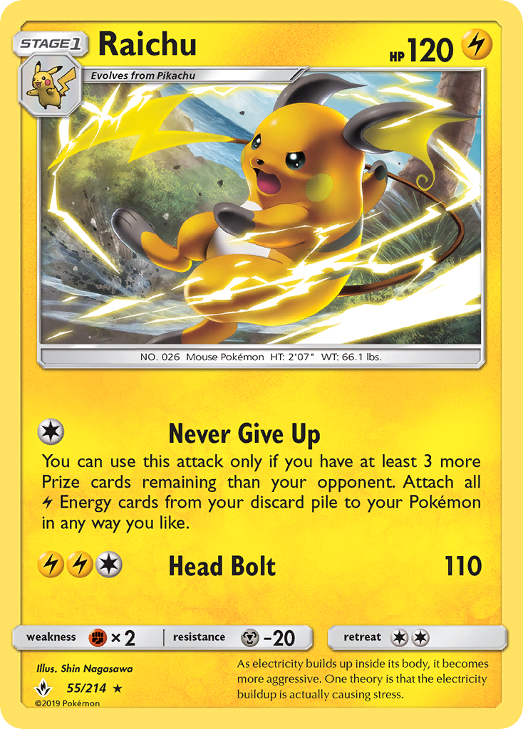Raichu - Pokémon TCG Card