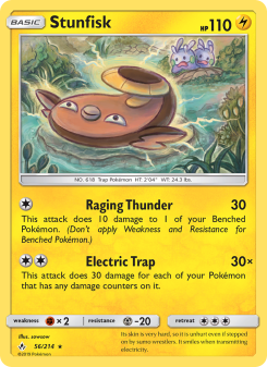 Stunfisk - pokemon TCG Card