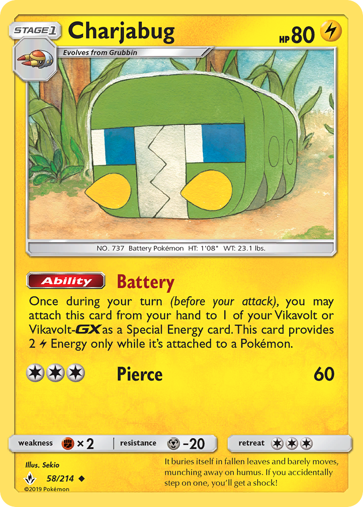 Charjabug - Pokémon TCG Card