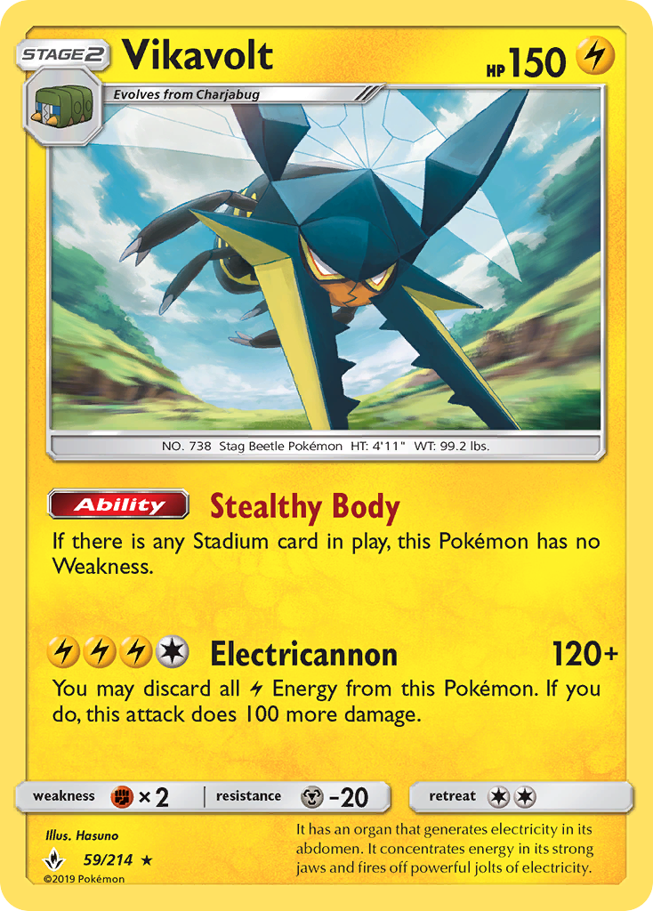 Vikavolt - Pokémon TCG Card