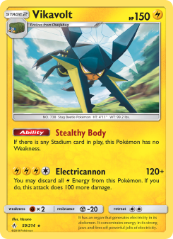 Vikavolt - pokemon TCG Card