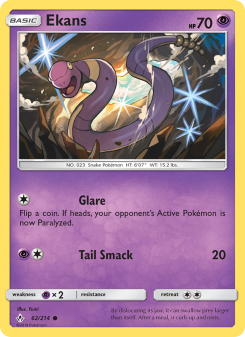 Ekans - pokemon TCG Card