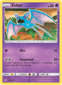 Zubat - pokemon TCG Card