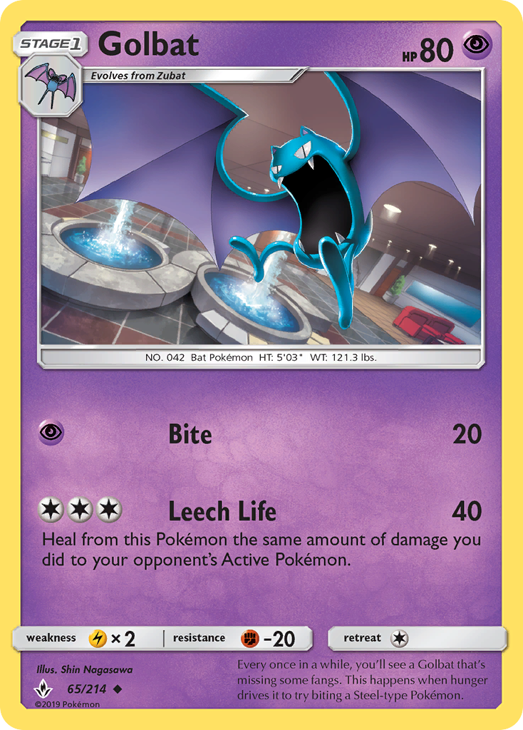 Golbat - Pokémon TCG Card
