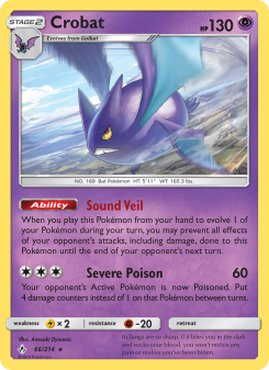 Crobat - pokemon TCG Card