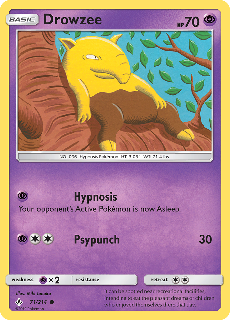 Drowzee - Pokémon TCG Card