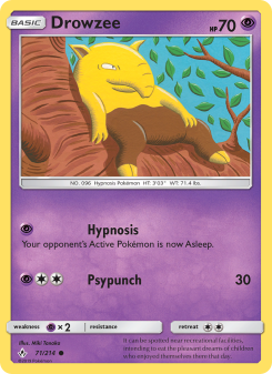 Drowzee - pokemon TCG Card
