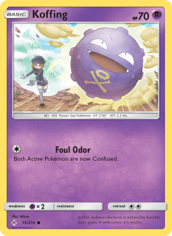 Koffing - pokemon TCG Card
