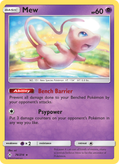 Mew - pokemon TCG Card