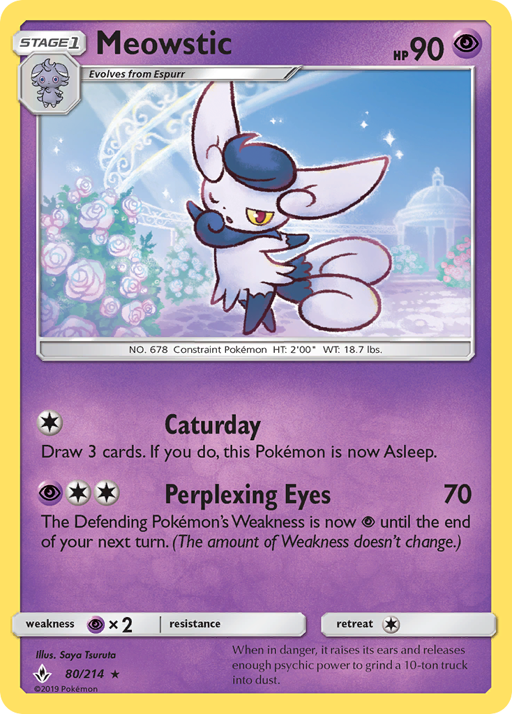 Meowstic - Pokémon TCG Card