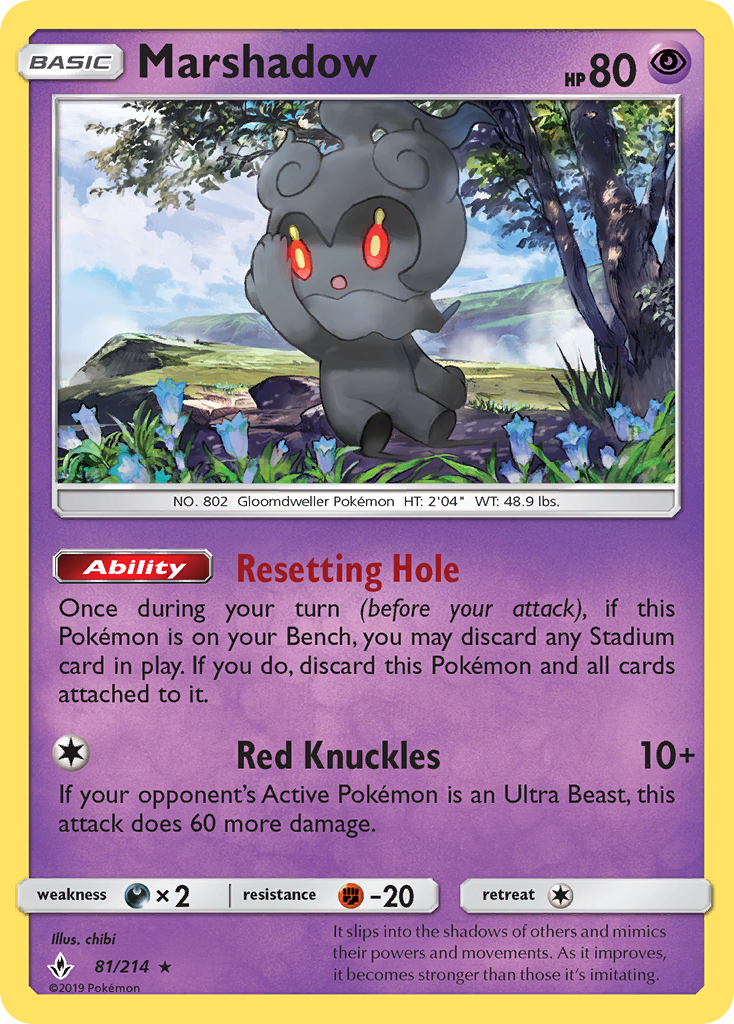 Marshadow - Pokémon TCG Card