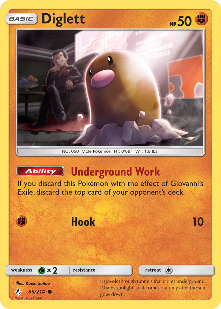 Diglett - Pokémon TCG Card