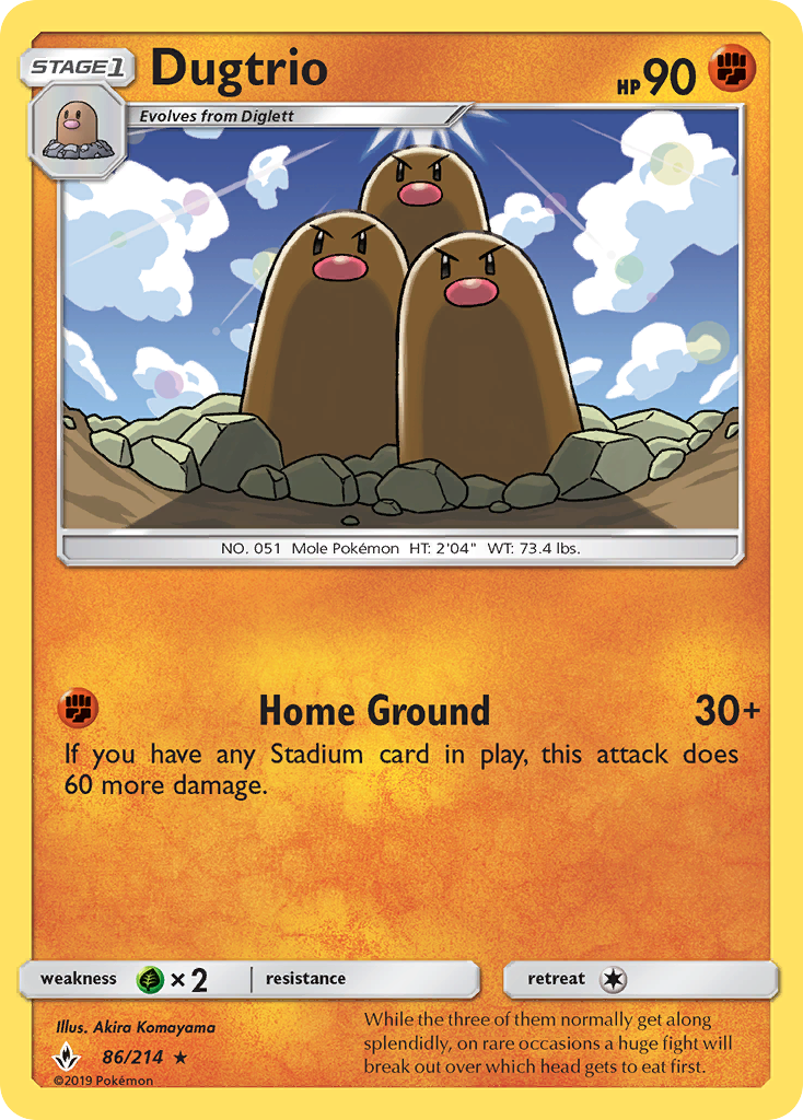 Dugtrio - Pokémon TCG Card