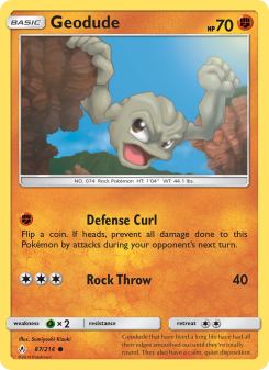 Geodude - pokemon TCG Card