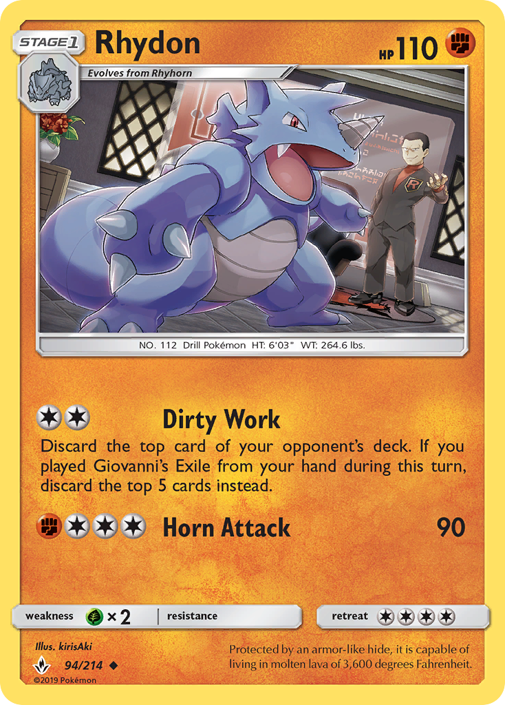 Rhydon - Pokémon TCG Card