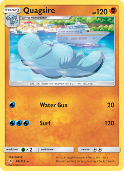 Quagsire - pokemon TCG Card