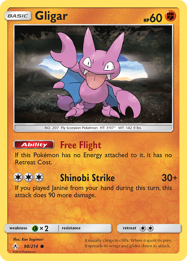 Gligar - Pokémon TCG Card