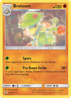Breloom - pokemon TCG Card