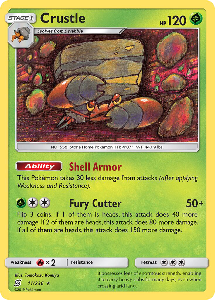 Crustle - Pokémon TCG Card