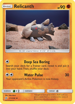 Relicanth - pokemon TCG Card