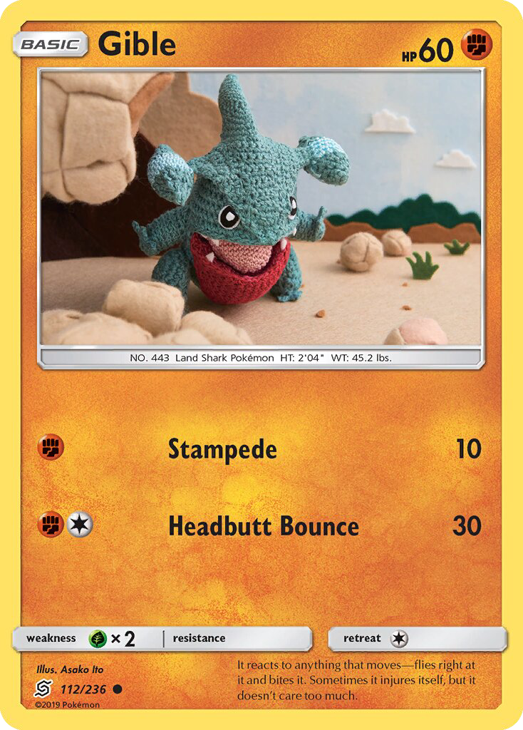 Gible - Pokémon TCG Card