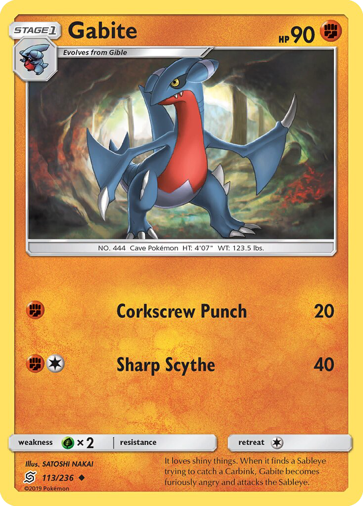 Gabite - Pokémon TCG Card