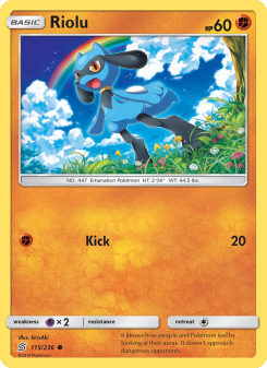 Riolu - pokemon TCG Card