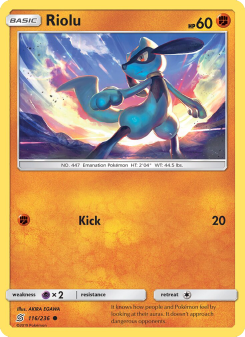 Riolu - pokemon TCG Card