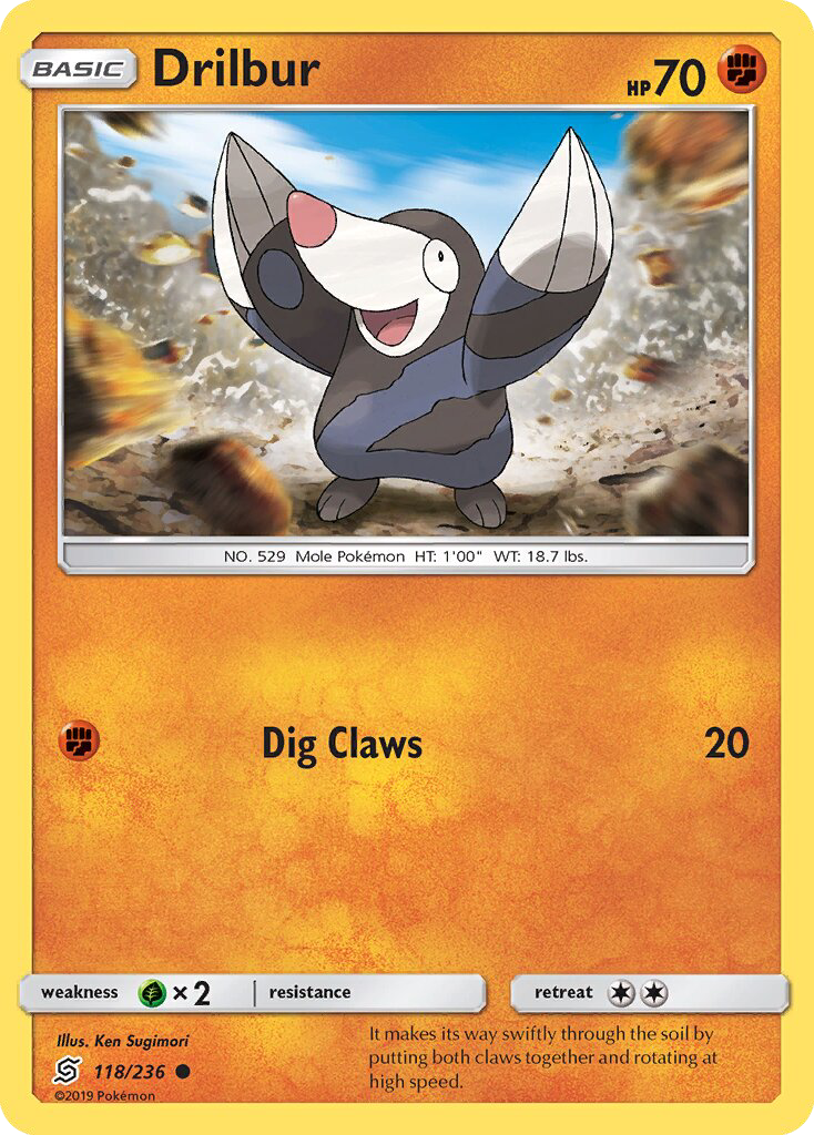 Drilbur - Pokémon TCG Card