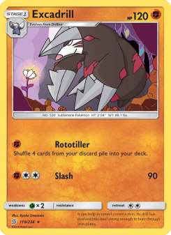 Excadrill - pokemon TCG Card