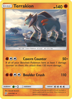Terrakion - pokemon TCG Card