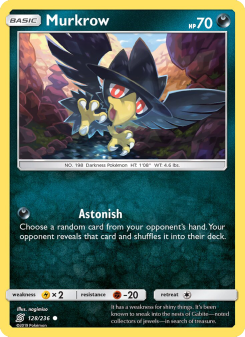 Murkrow - pokemon TCG Card