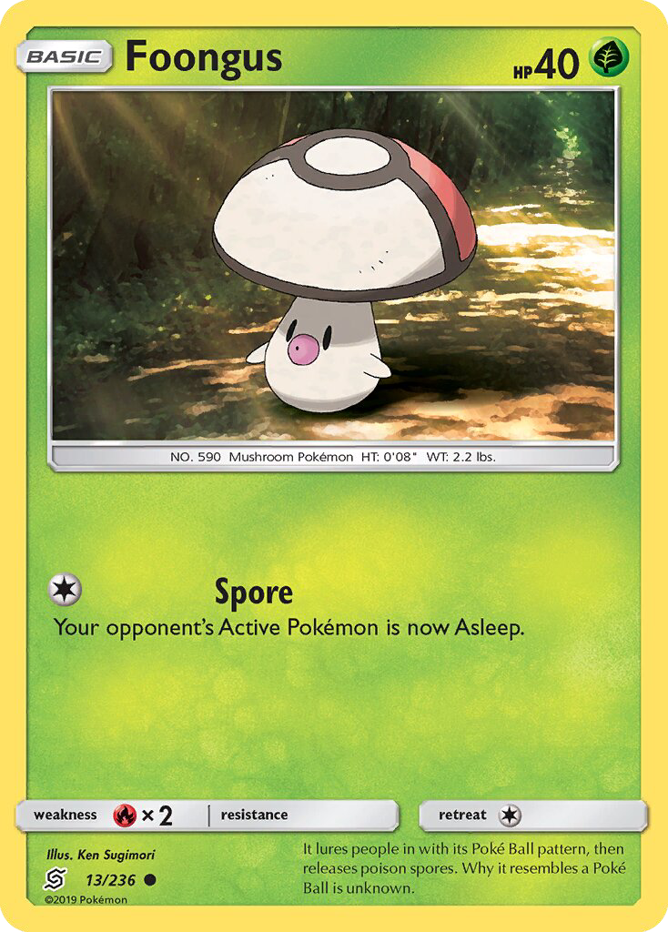 Foongus - Pokémon TCG Card