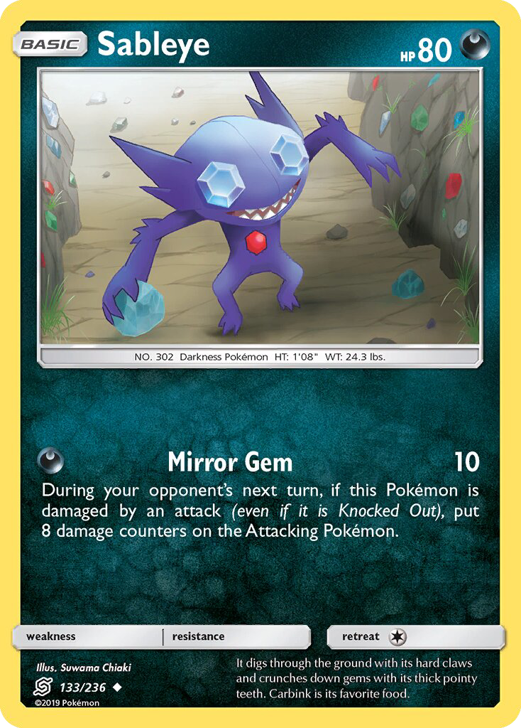 Sableye - Pokémon TCG Card