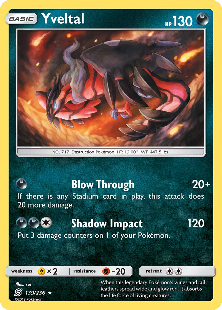 Yveltal - Pokémon TCG Card