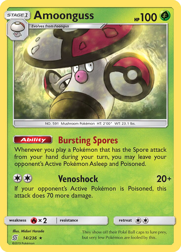 Amoonguss - Pokémon TCG Card