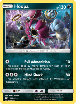 Hoopa - pokemon TCG Card