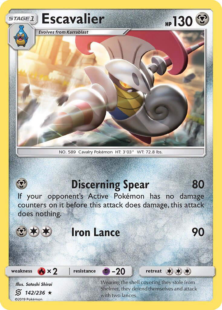 Escavalier - Pokémon TCG Card