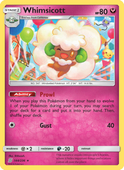 Whimsicott - pokemon TCG Card