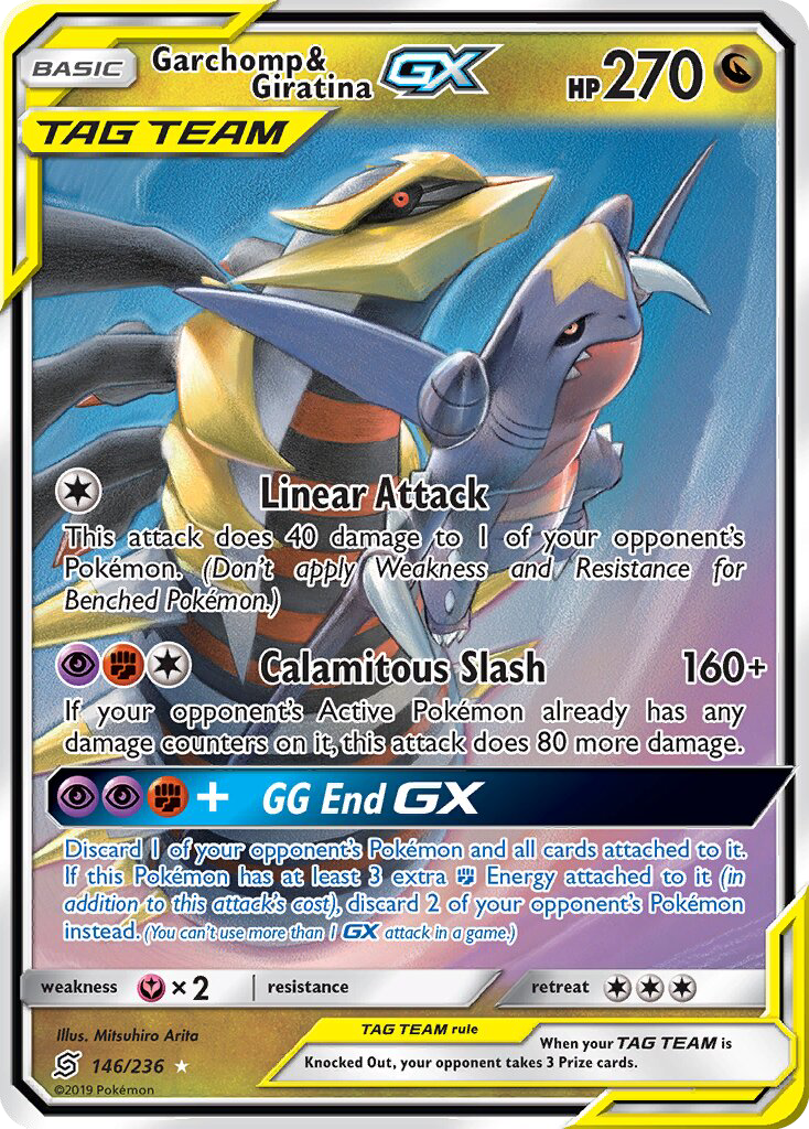Garchomp & Giratina GX - Pokémon TCG Card