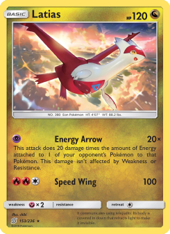 Latias - pokemon TCG Card